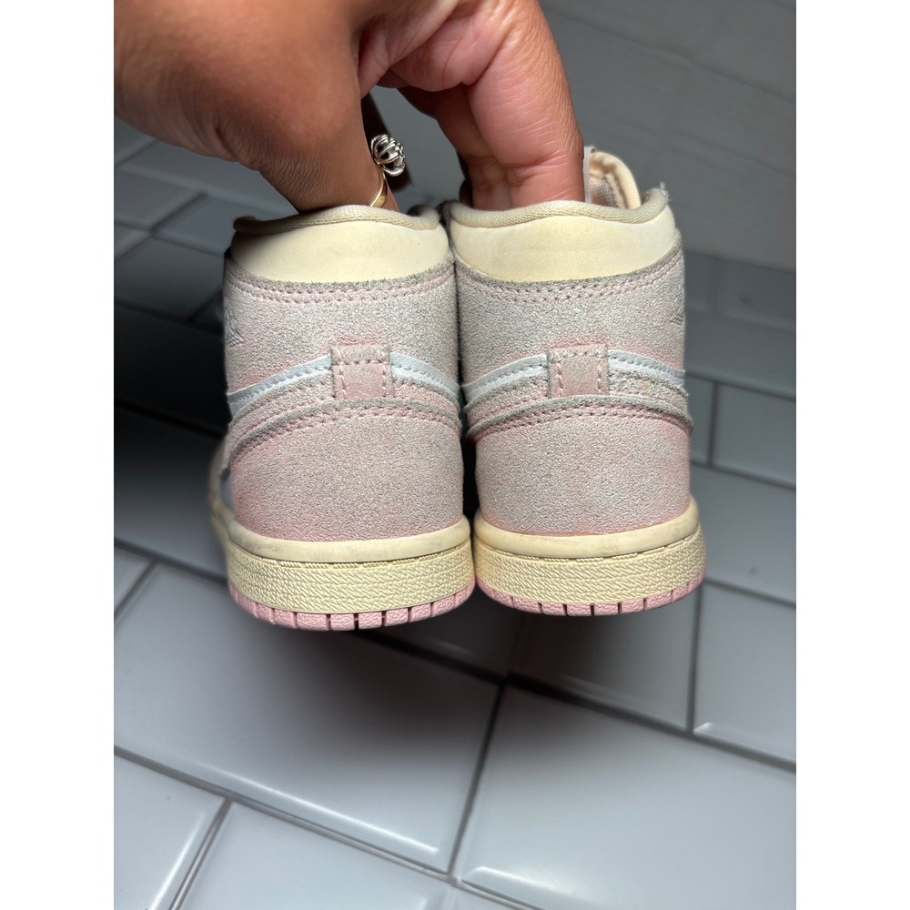 Kids Jordan Air Jordan 1 Retro High OG 'Washed Pink' Toddler 10C - Picture 7 of 14